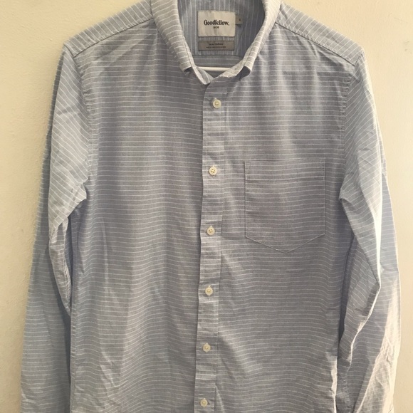 Ralph Lauren Mens Long Sleeve Button Down Blue Shirt. - Picture 3 of 5